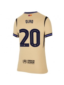 Billige Barcelona Dani Olmo #20 Bortedrakt Dame 2025-26 Kortermet